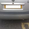 Sensors in Place Rear Bumper