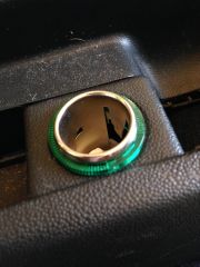 eBay lighter installed in console