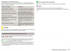Skoda Octavia Mark 2 facelift (FL) 2012 Owners Manual Page 95