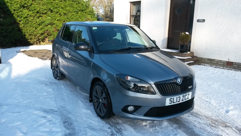 2013 Fabia vRS Hatch, Steel Grey,