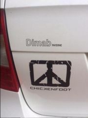 Chickenfoot sticker