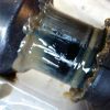 gaiter loose and grease turned to sloppy pulp