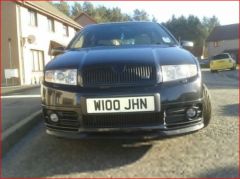 fabia front modded