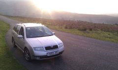 Fabia In The Black Mountains