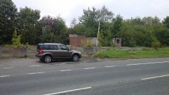 Abandoned fuel station