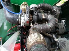 Back of engine(Old K04 hybrid set up)