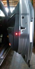 Door edge warning light