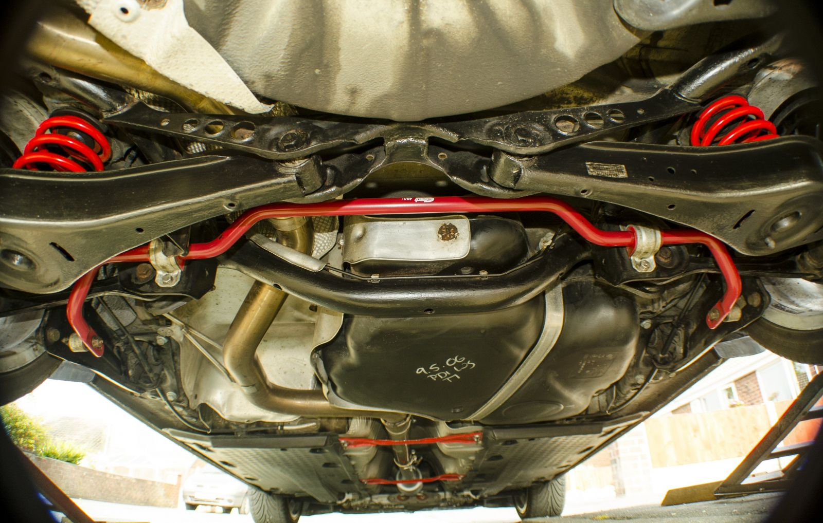 Underneath clean for Oulton Park