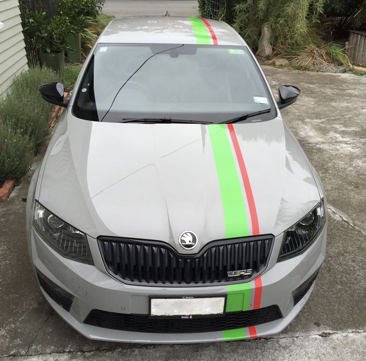 Steel Grey RS with Skoda Stripes Octavia MK III 2013Present BRISKODA