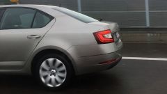 Octavia 3 facelift on a highway