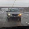 Octavia 3 facelift on a highway