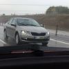 Octavia 3 facelift on a highway