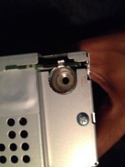 antenna connector in the radio