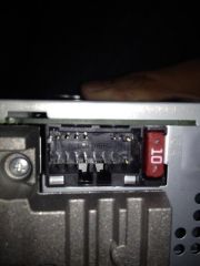 connector in the radio