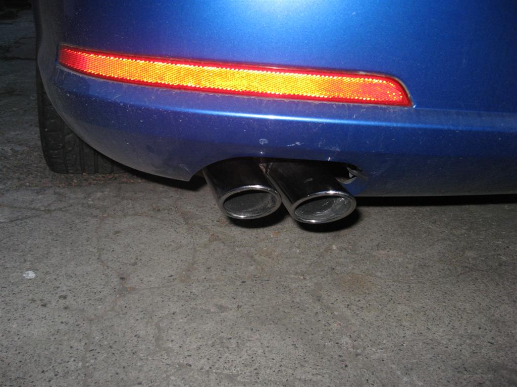 VRS Exhaust tips stainless? Skoda Octavia Mk II (2004 2013