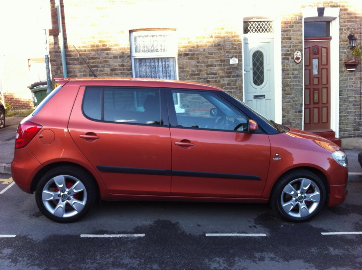 Matty's Orange Fabia Sport MKII 1.9TDi (vRS...:))