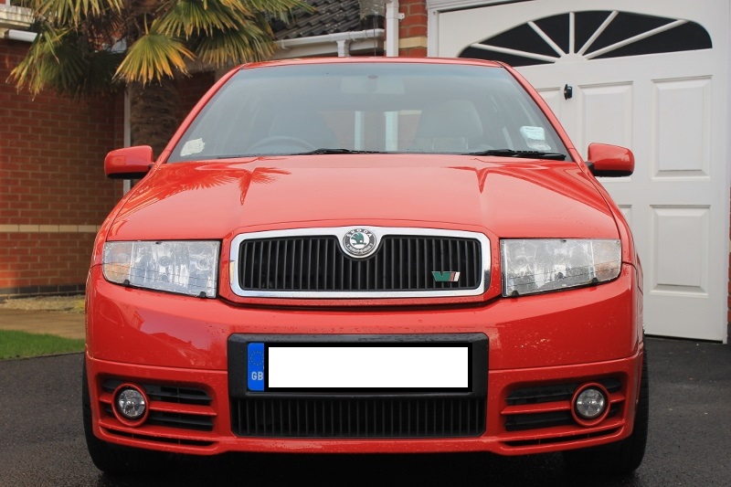 2004 Fabia vrs in red for sale