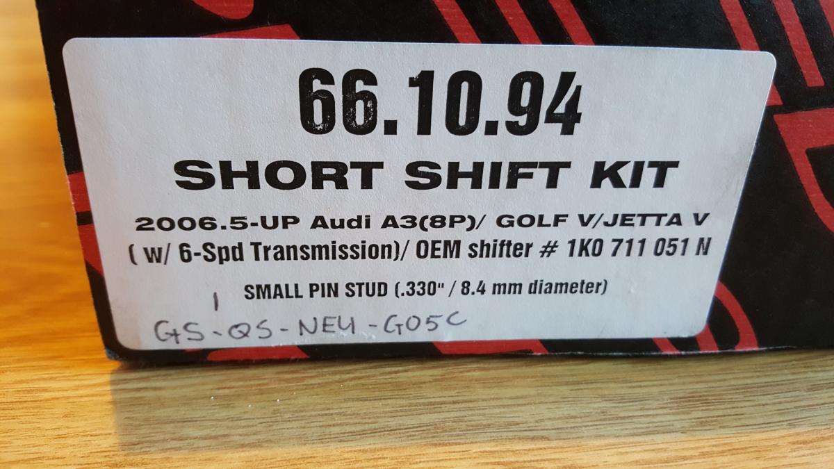 Neuspeed Short Shift Kit 6 Speed Parts For Sale BRISKODA