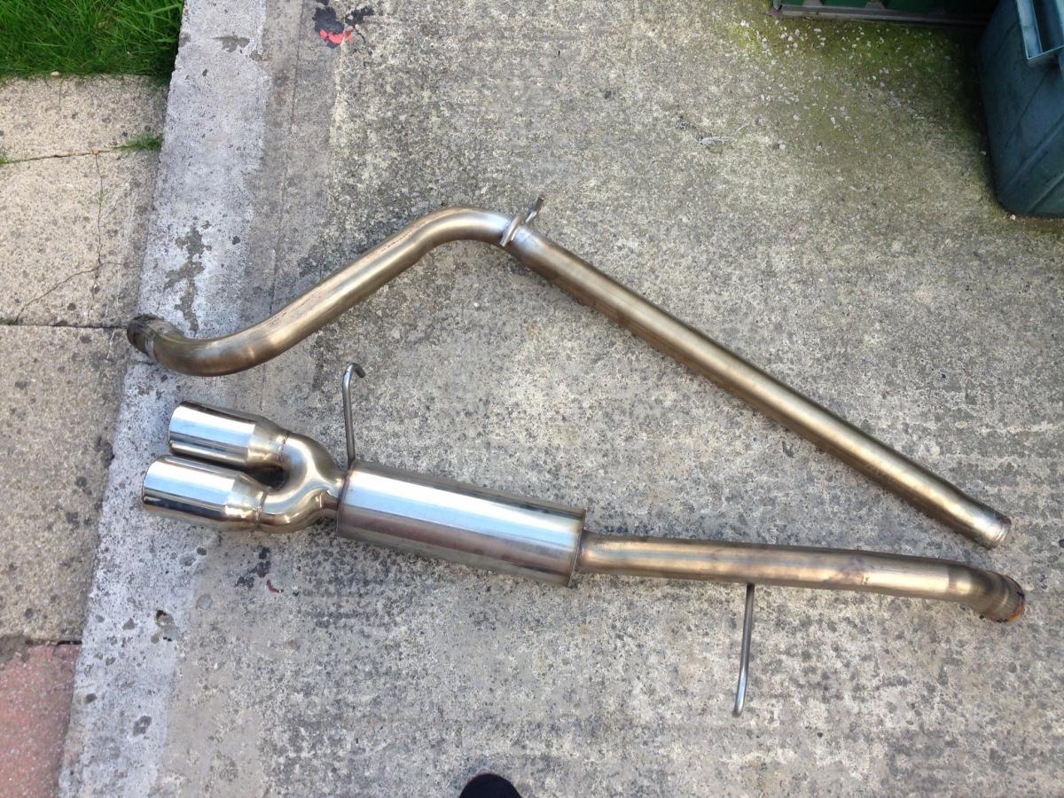 Cat back exhaust custom stainless steel Parts For Sale BRISKODA