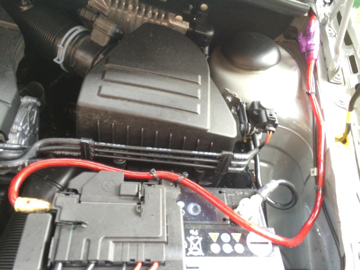 sub/amp install