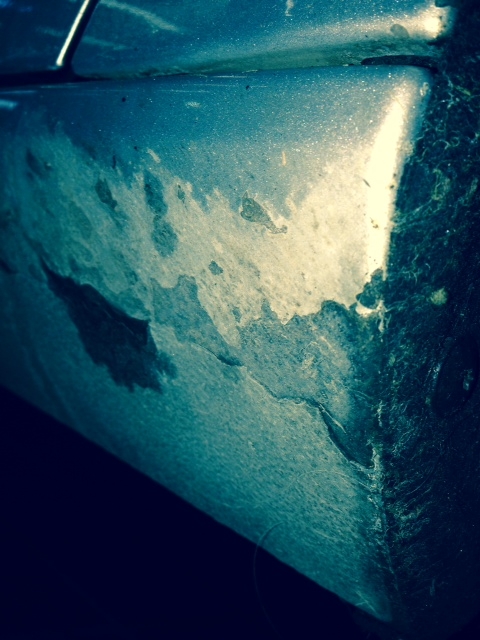 Sill damage not reported when serviced is this warranty
