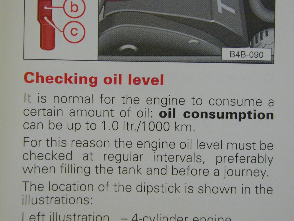 Oil consumption