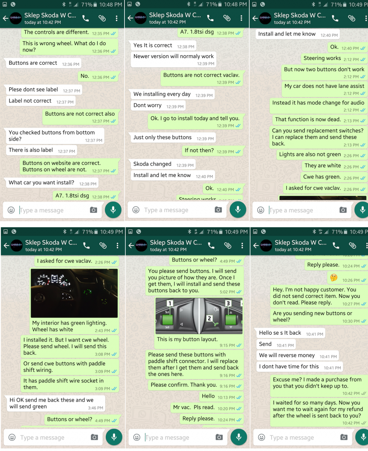 Horrible customer experience from Cars-Equipment.