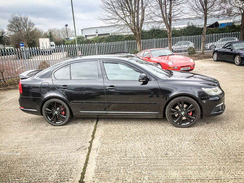 Genuine RARE 2012 18" Skoda Octavia Mk2 vRS Blackline Neptune 2 Alloys 5x112