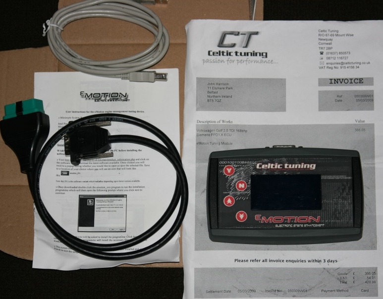 Celtic eMotion Tuning Box for VAG, AUDI, SKODA, SEAT + many Others