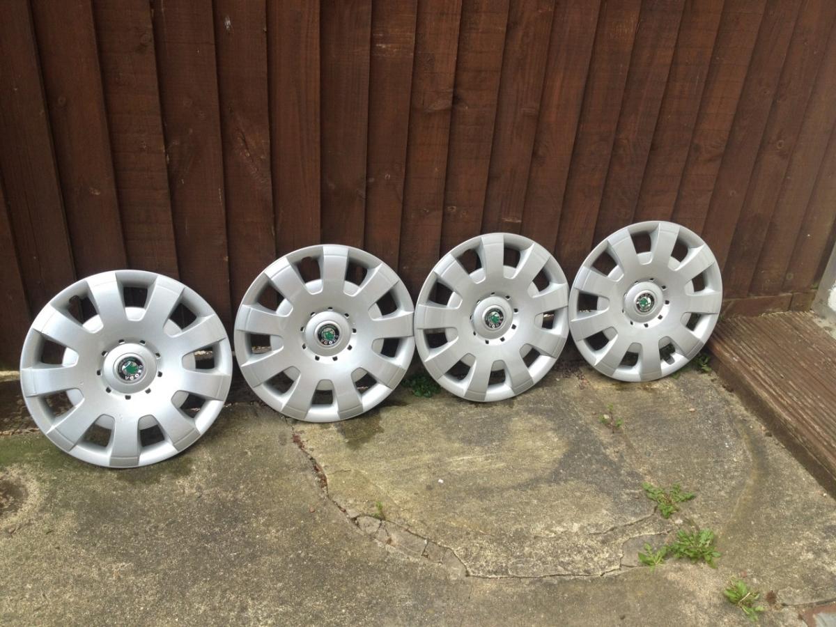16" Skoda RIF Wheel Trims for sale