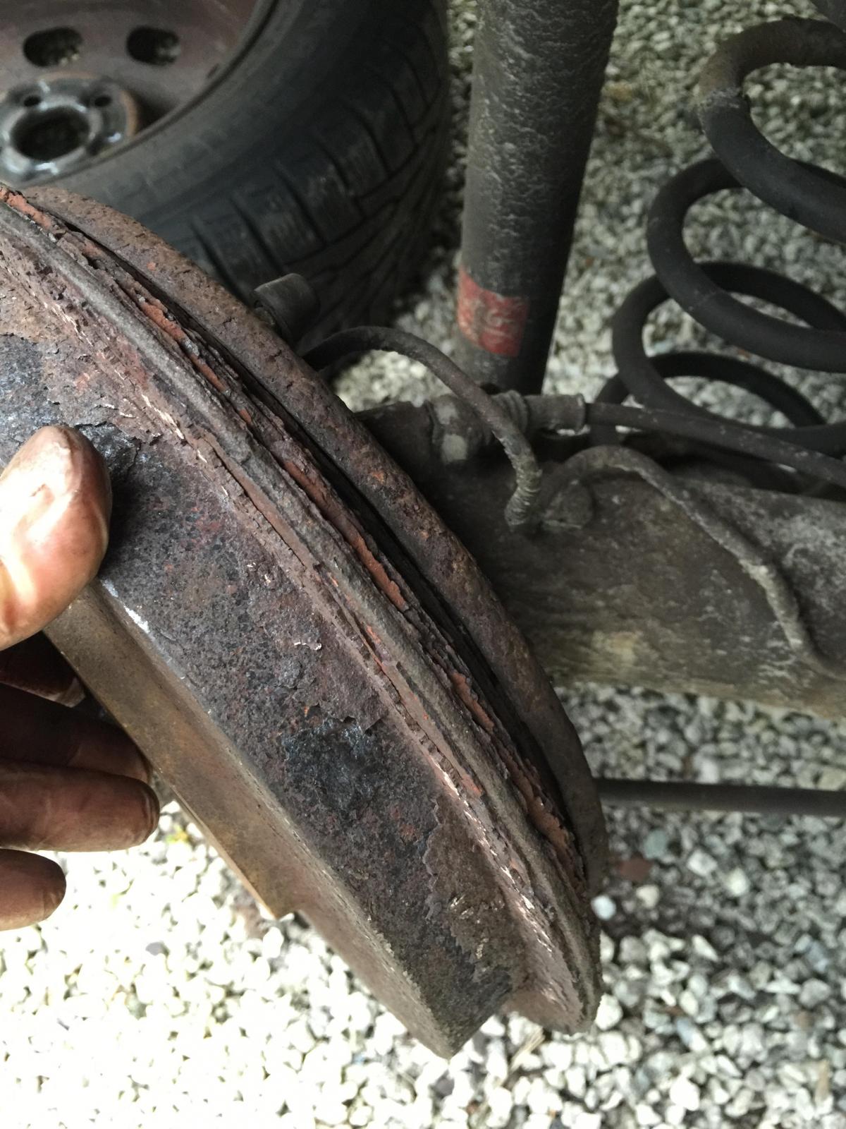 Skoda Octavia 2002 rear brake troubles