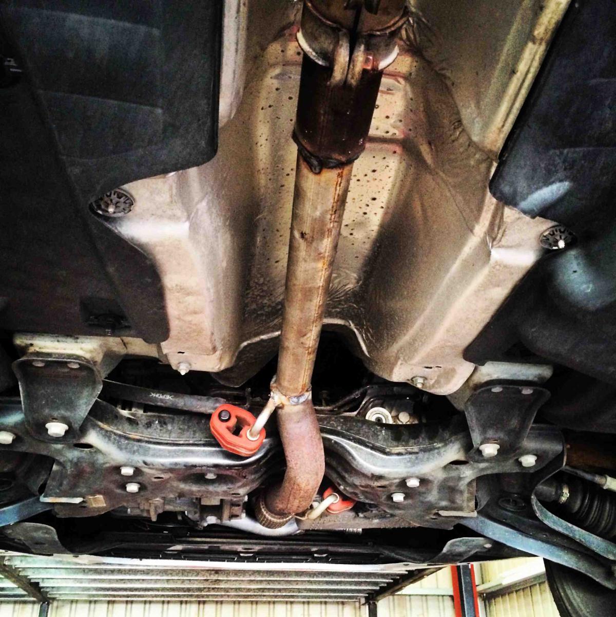 Center Silencer Removed :)