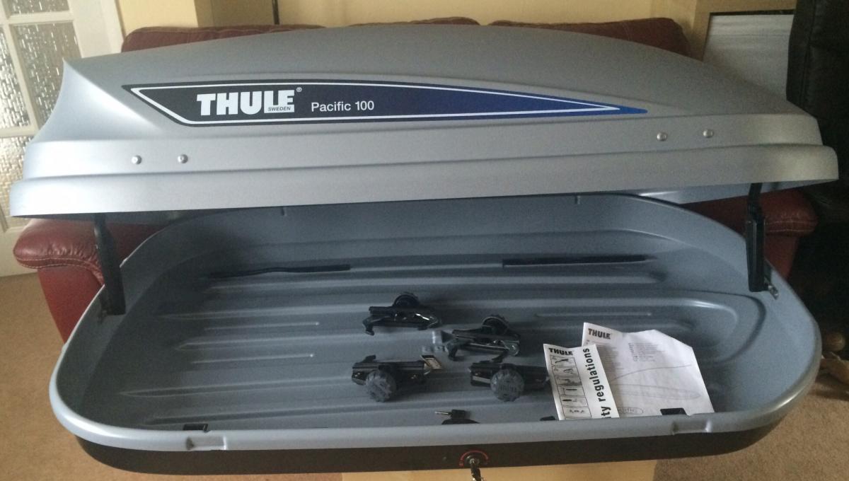 Thule pacific 100  roof box for sale 