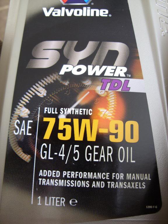 Which gearbox type oil for 2005 Fabia VRS MK1 (6 speed).