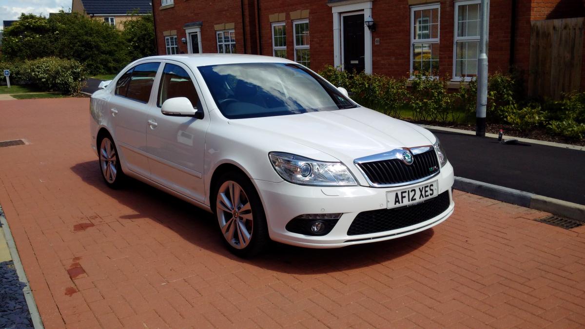 2012 Octavia vRS TSi DSG For Sale - Candy White