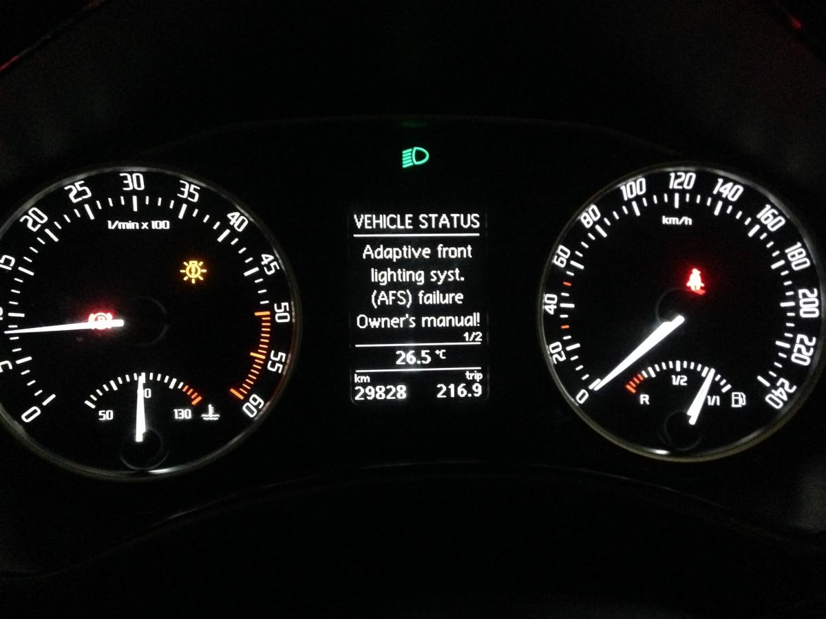 Octavia AFS issue Skoda Octavia Mk II (2004 2013) BRISKODA