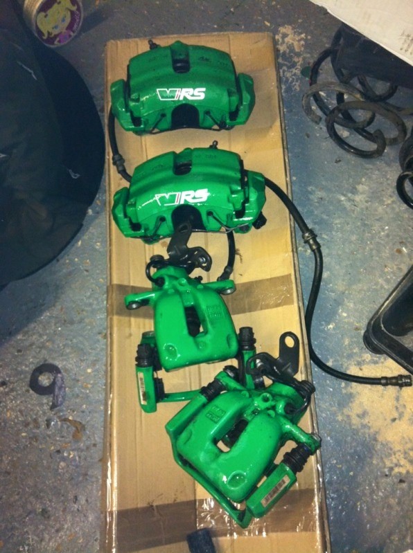 312mm + 256mm Octy VRS Calipers + Carriers