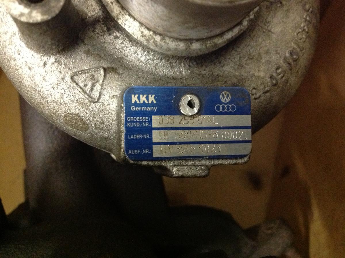 Fabia PD130 KKK Stock Turbo Parts For Sale BRISKODA