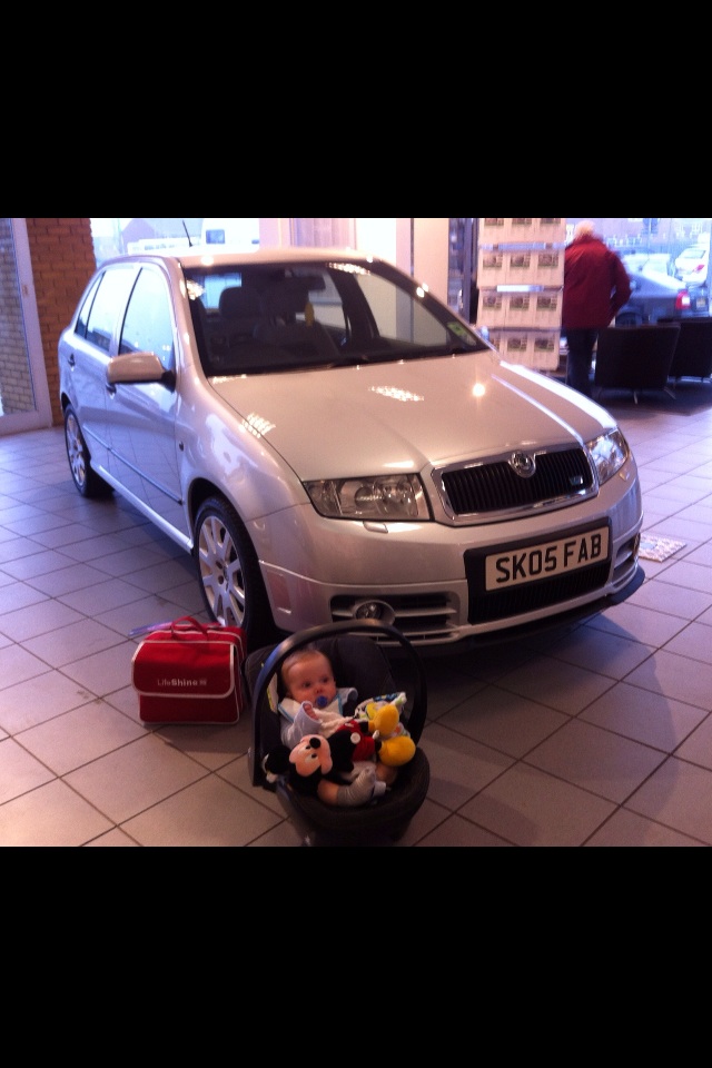 My fabia after I won autoglym life shine at the local dealer