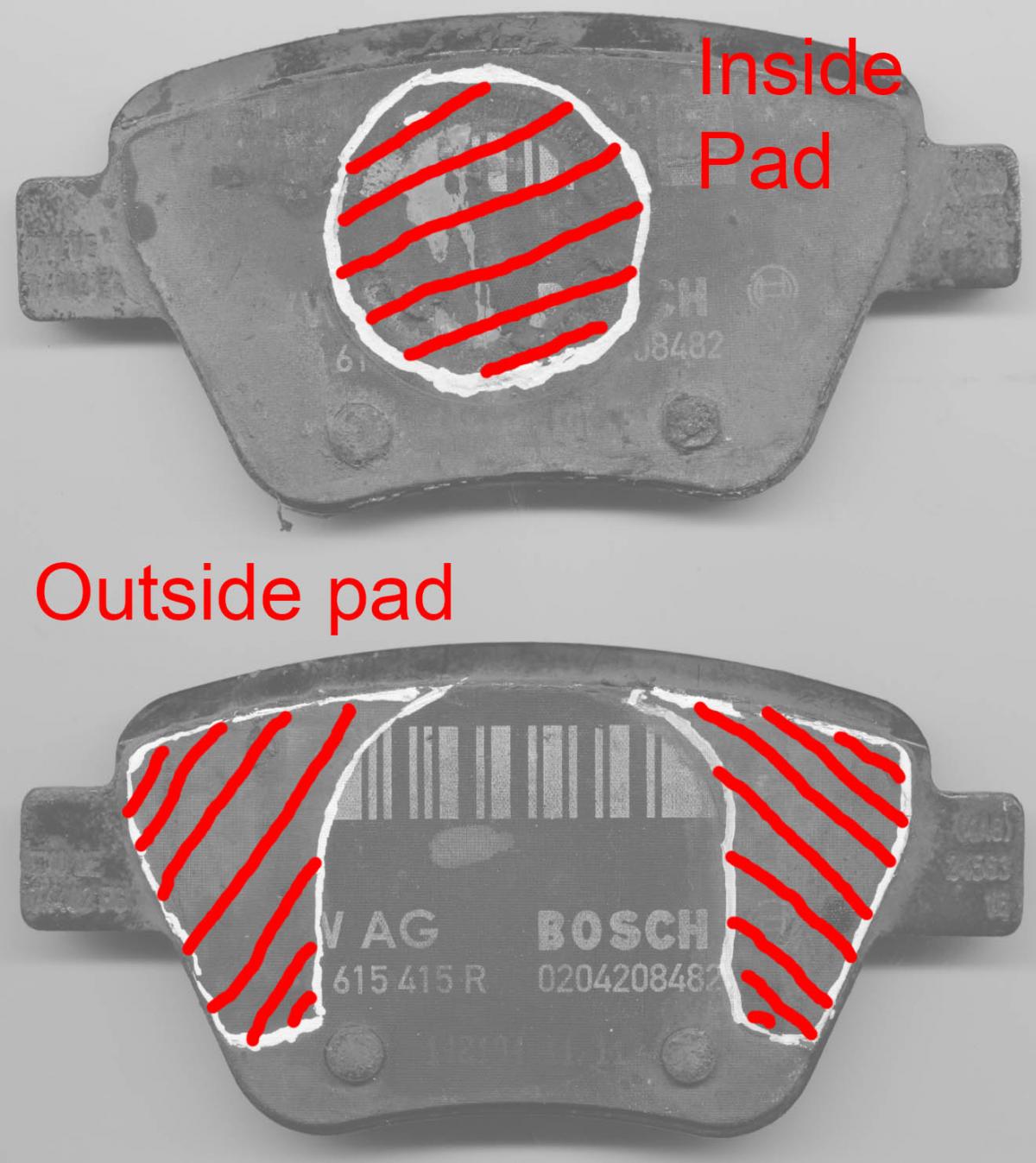 Rear brakes Partial Pad Contact on Discs? Skoda Yeti BRISKODA