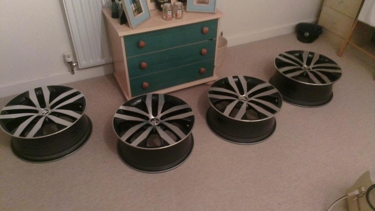 Fabia II vRS Alloys going on SE