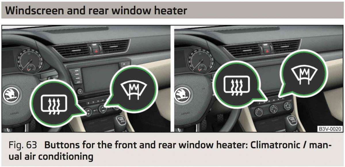 Heated Windscreen Option Skoda Superb Mk III (2015 2023) BRISKODA