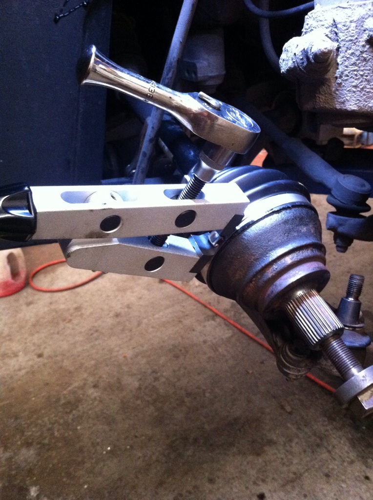 Outer NS CV joint gaiter replacement
