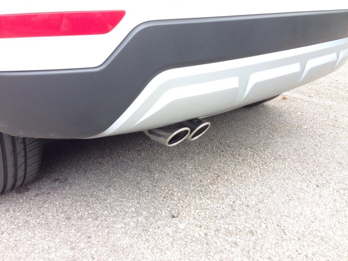 Stainless Exhaust Tips FL Yeti Skoda Yeti BRISKODA