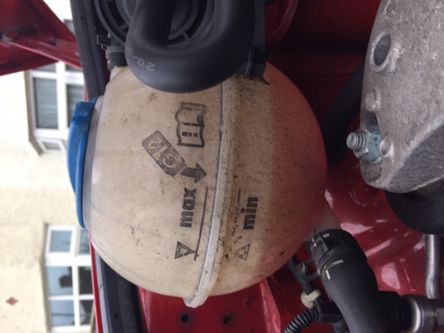 Engine coolant low and possibly leaking