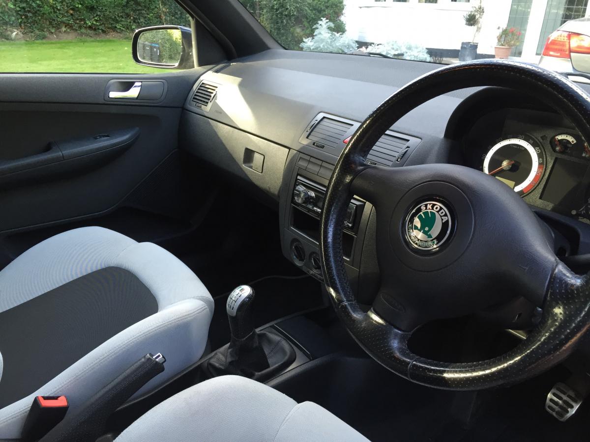 2006 SKODA FABIA VRS TDI PD 130 BLACK, ONLY 46K, ONLY 1 OWNER... £5190