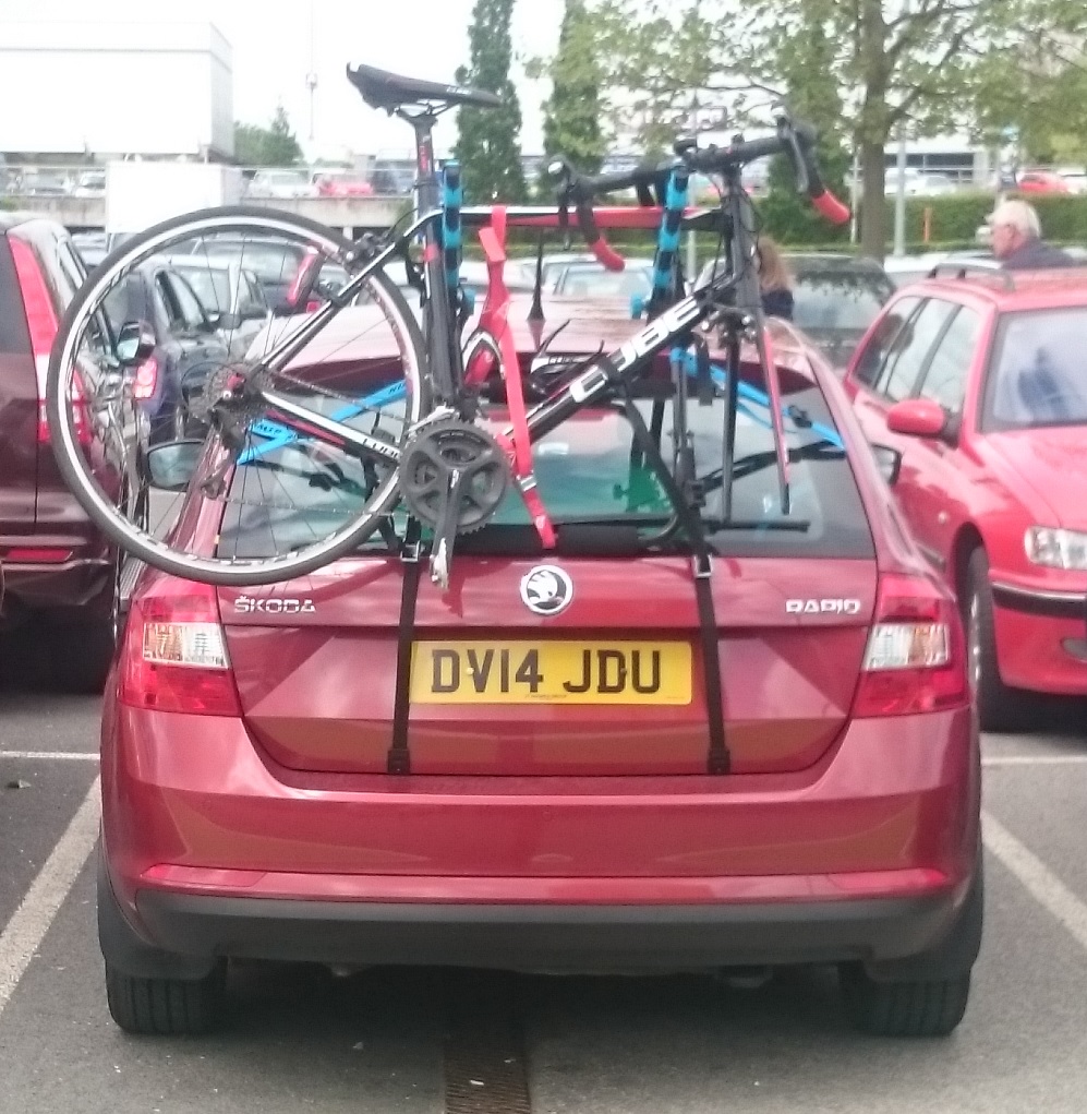 fahrrad dachträger set skoda rapid spaceback