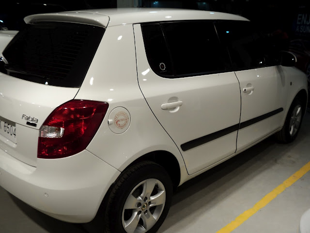 Skoda Fabia 1.4 16V MPI says Hello from India