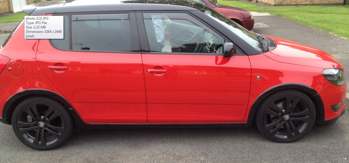 Skoda Fabia monte carlo Alloy change?