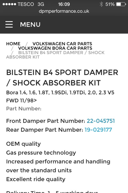 Front Shock Absorbers - Anyone else had a problem?